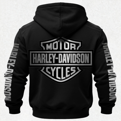  Motorcycles Printed Fleece-lined Unisex Hoodie