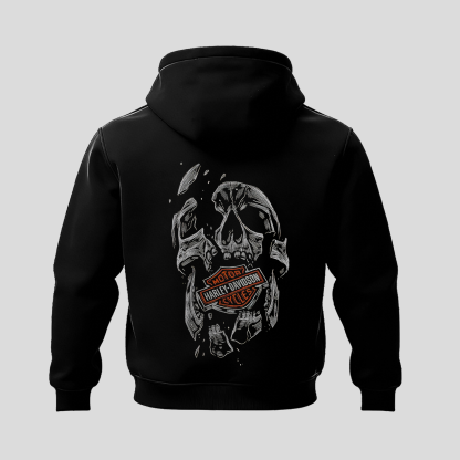  Motorcycles Printed Fleece-lined Unisex Hoodie