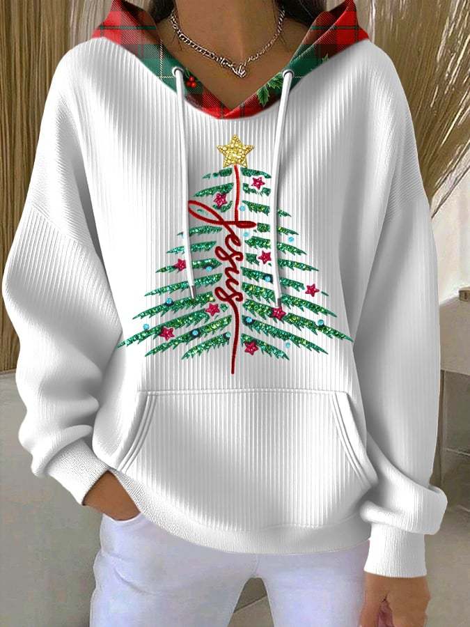 Women's Casual Faith Christmas Hoodie