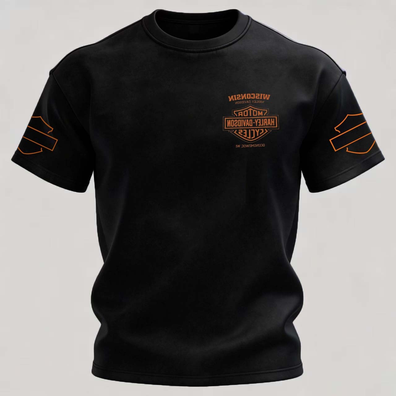  Motorcycles Printed Oversized Unisex T-shirt