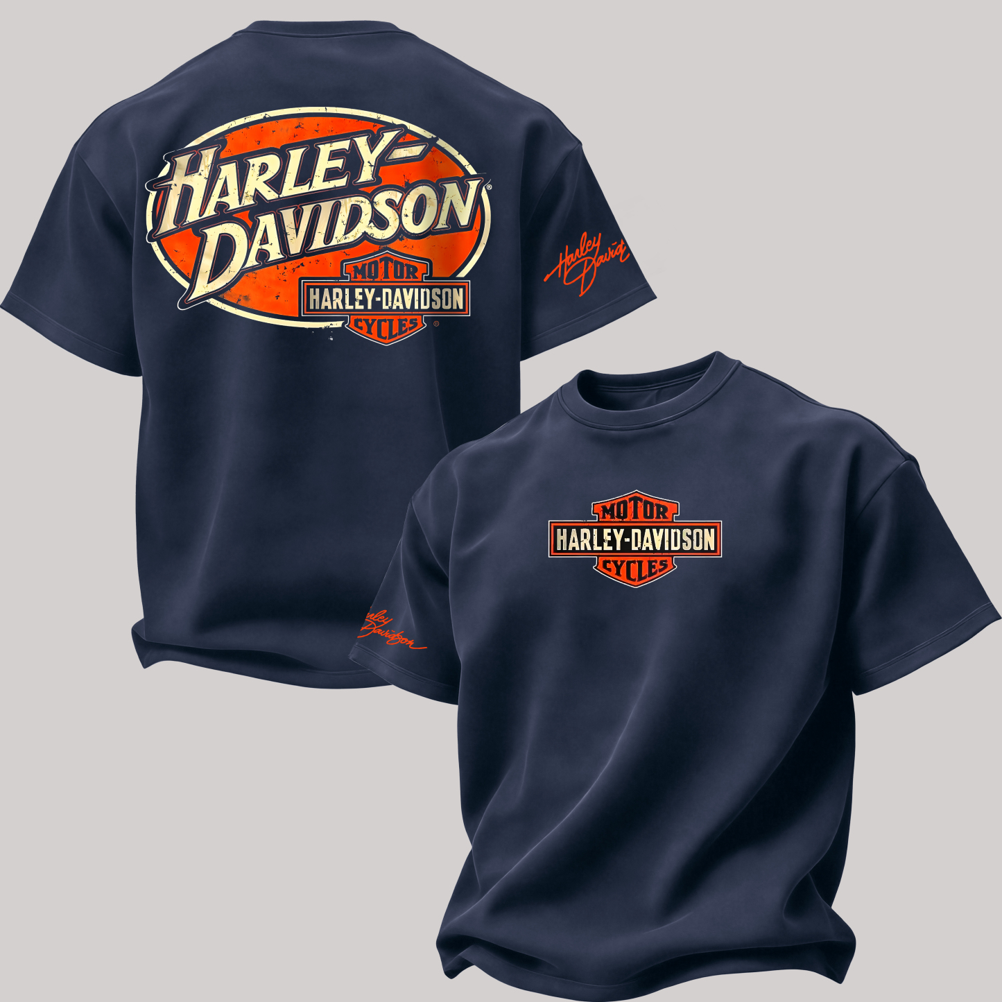  Motorcycles Printed Oversized Unisex T-shirt