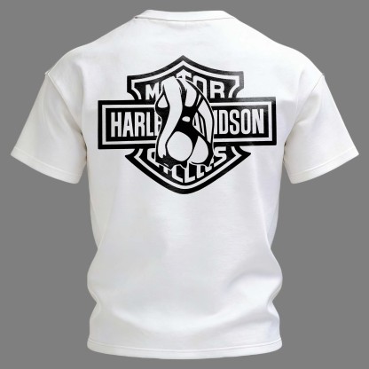  Motorcycles Printed Unisex Oversized T-shirt