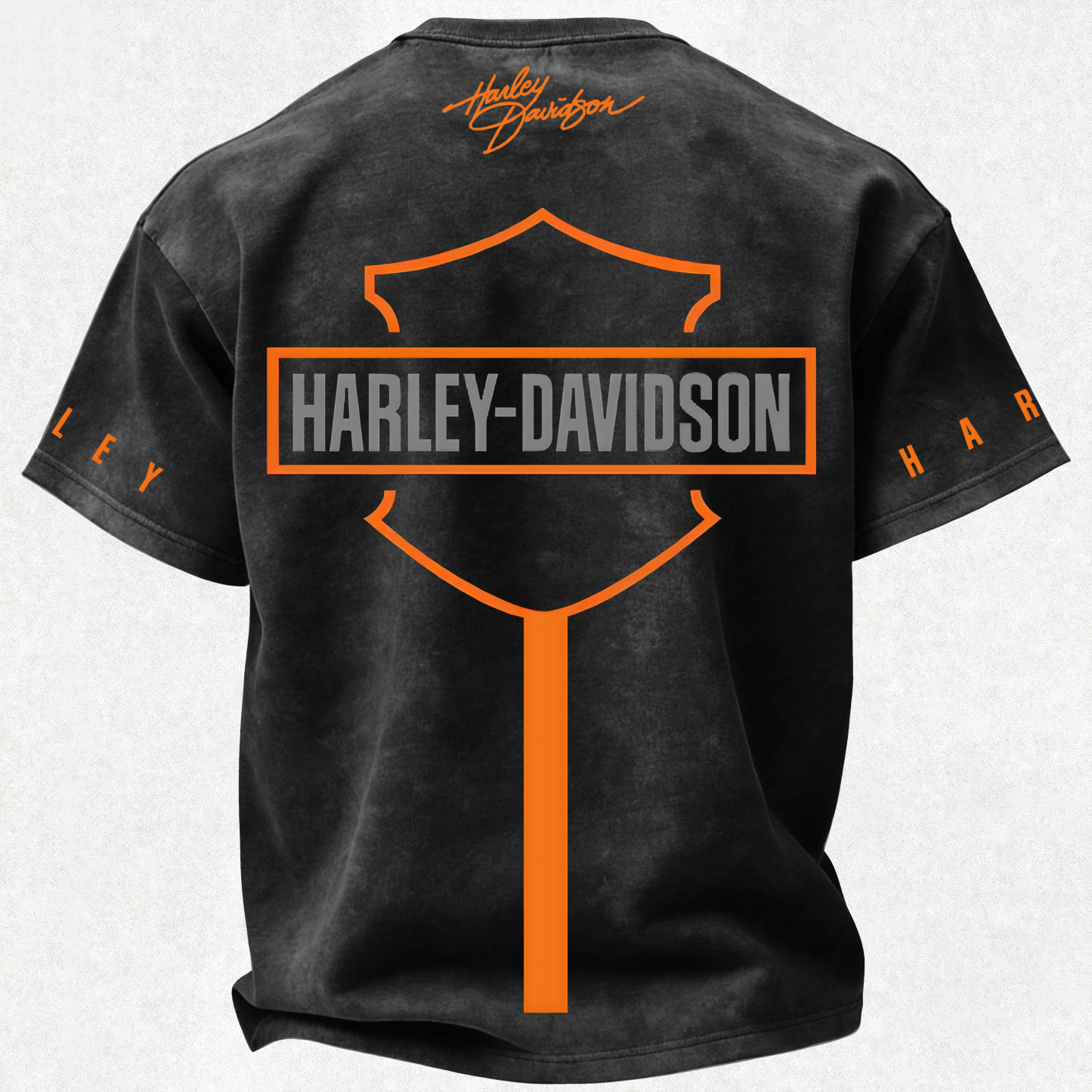  Motorcycles Printed Unisex Washed T-Shirt