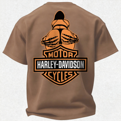  Motorcycles Printed Oversized Unisex T-shirt