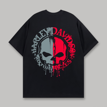  Motorcycles Printed Oversized Unisex T-shirt