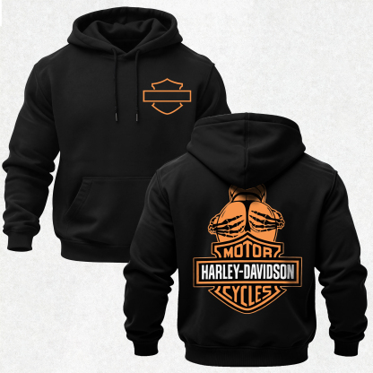  Motorcycles Printed Fleece-lined Unisex Hoodie