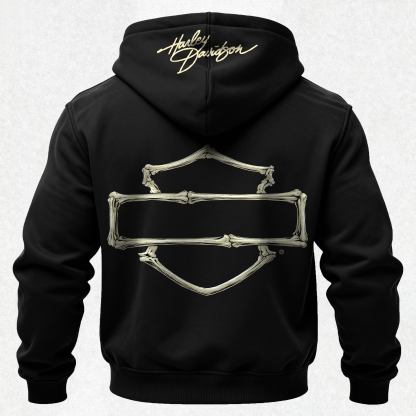  Motorcycles Printed Fleece-lined Unisex Hoodie