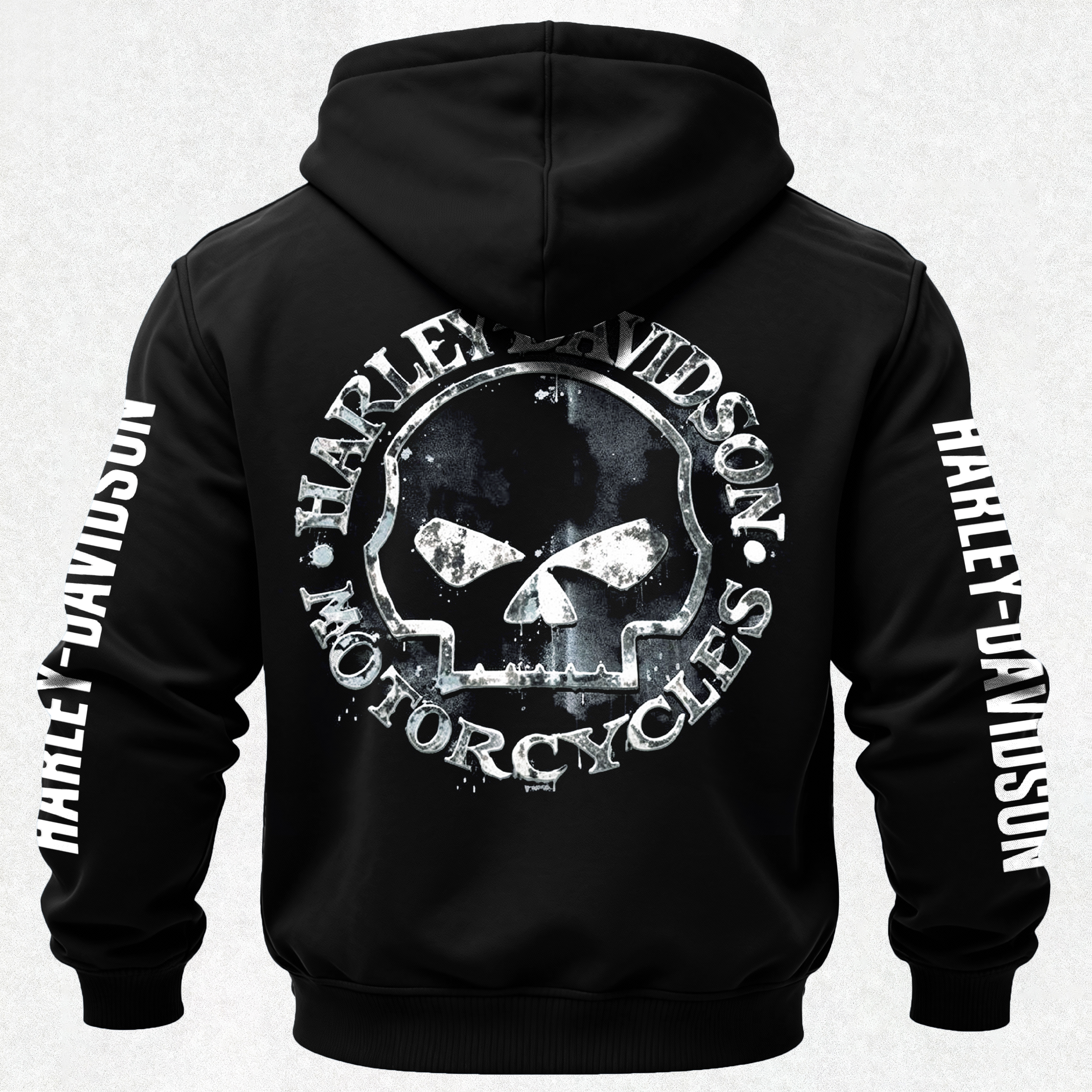  Motorcycles Printed Fleece-lined Unisex Hoodie