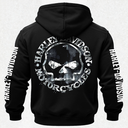  Motorcycles Printed Fleece-lined Unisex Hoodie