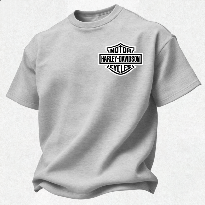  Motorcycles Printed Oversized Unisex T-shirt