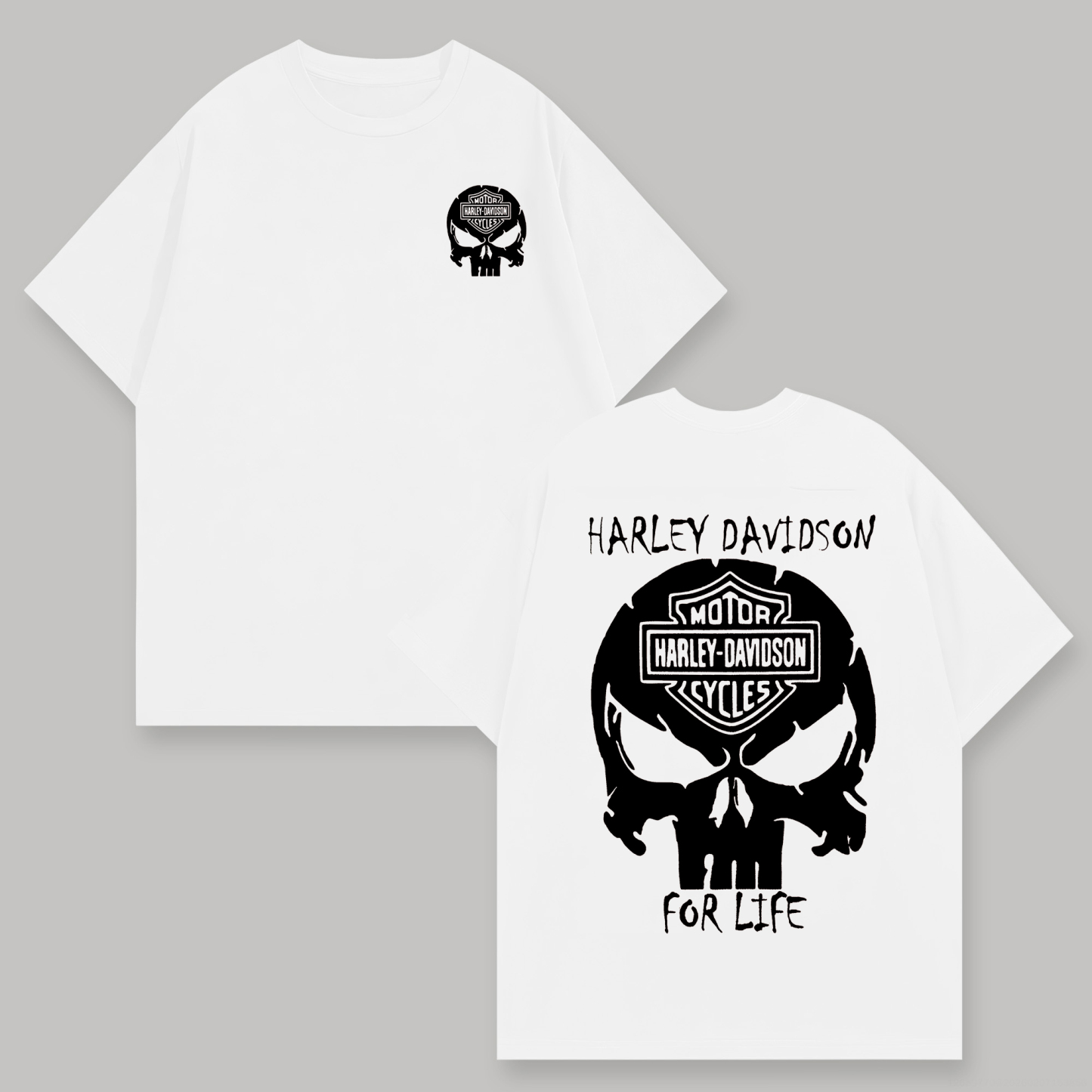  For Life Printed Oversized Unisex T-shirt