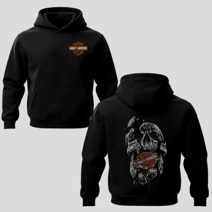  Motorcycles Printed Fleece-lined Unisex Hoodie