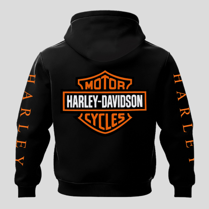  Motorcycles Printed Fleece-lined Unisex Hoodie
