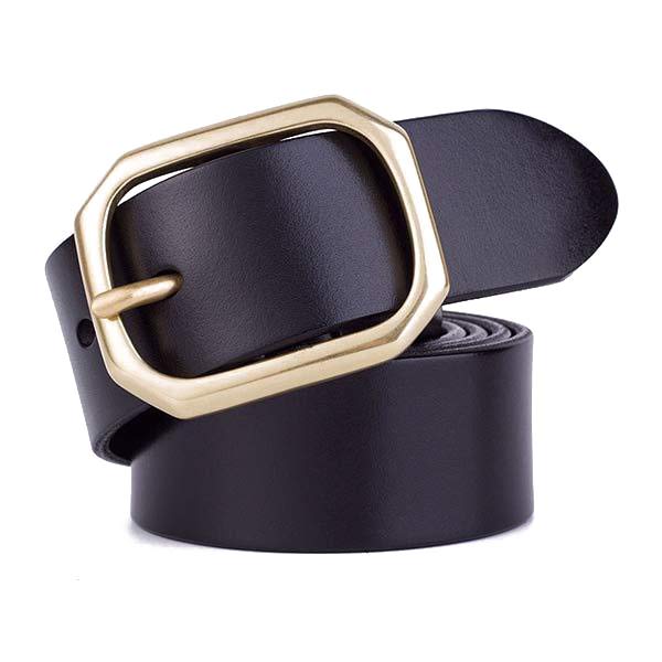 VINTAGE COWHIDE BELT 