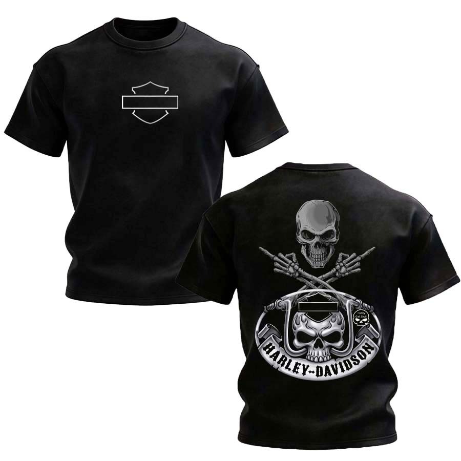 Harley-Davidson Printed Unisex Oversized T-shirt