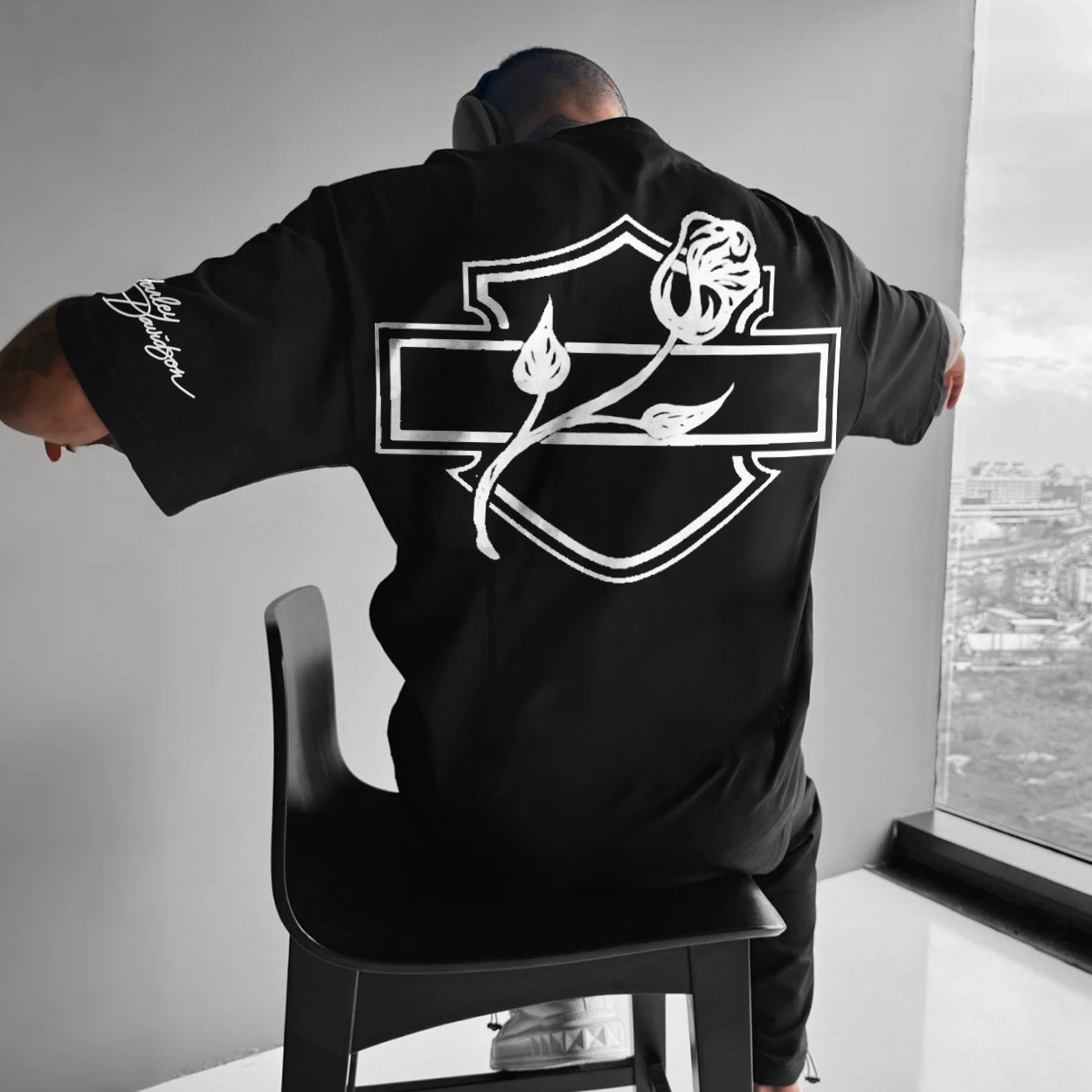  Flower Printed Oversized Unisex T-shirts