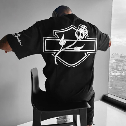  Flower Printed Oversized Unisex T-shirts