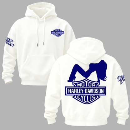 Motorcycles Printed Fleece-lined Unisex Hoodie