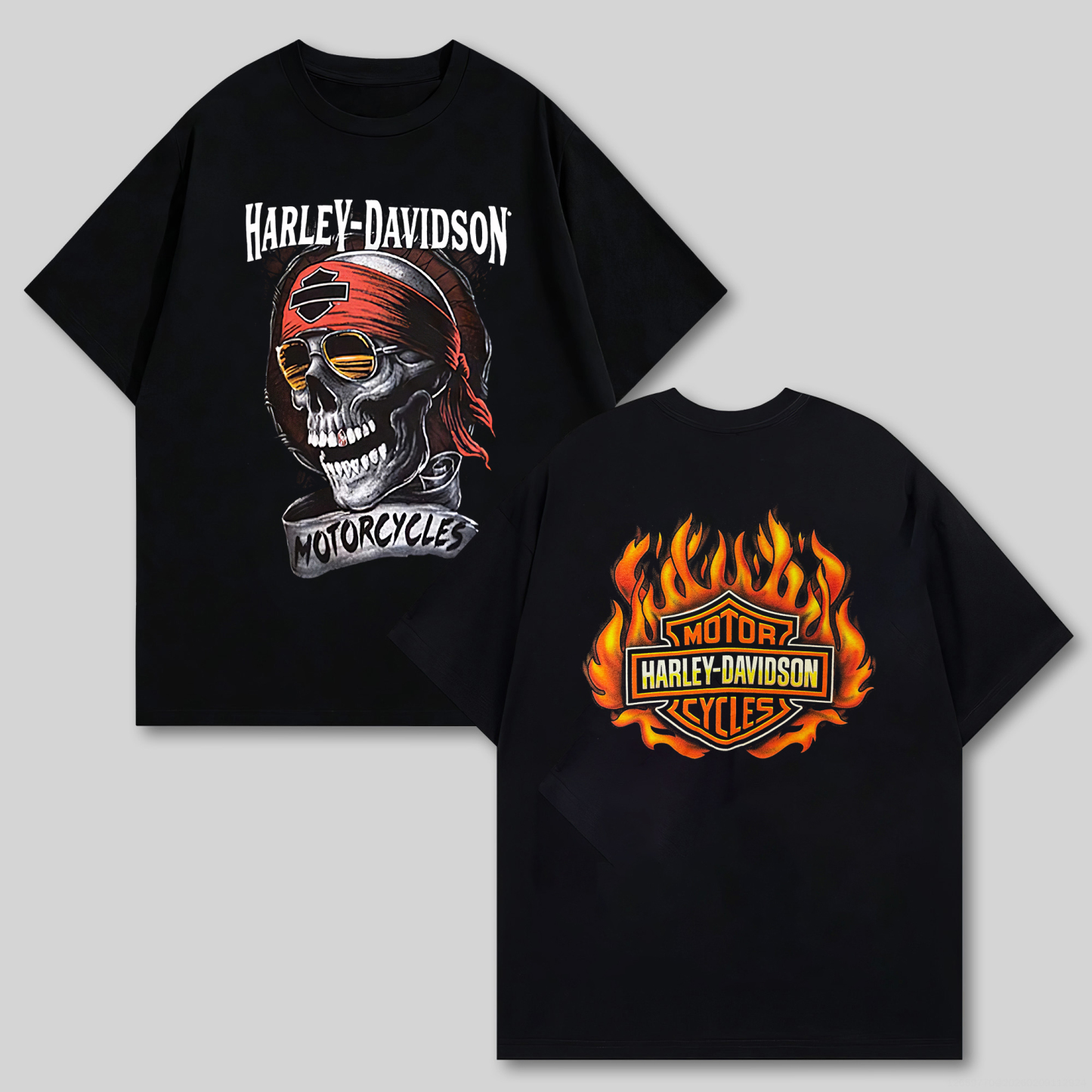  Motorcycles Printed Oversized Unisex T-shirt