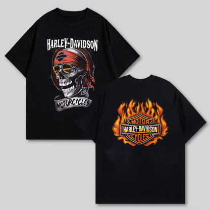  Motorcycles Printed Oversized Unisex T-shirt