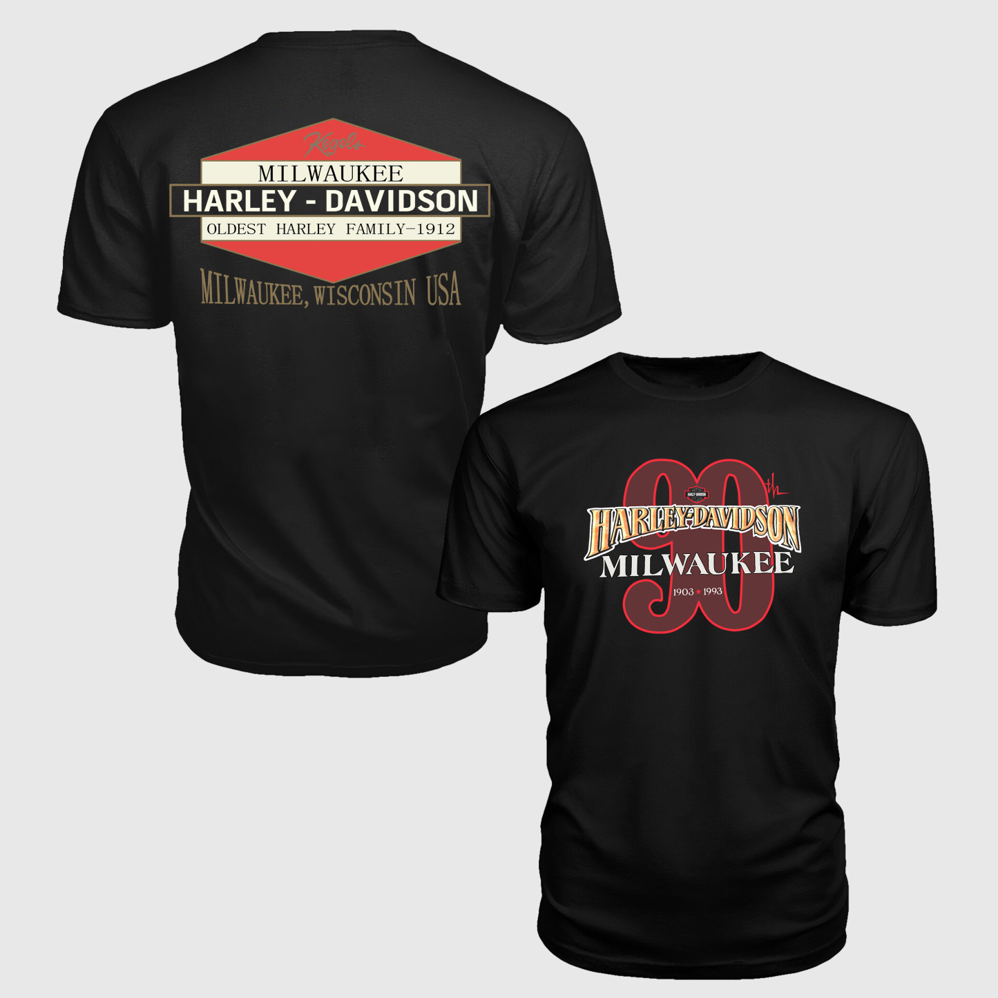 Milwaukee Harley-Davidson Printed Unisex Oversized T-shirt