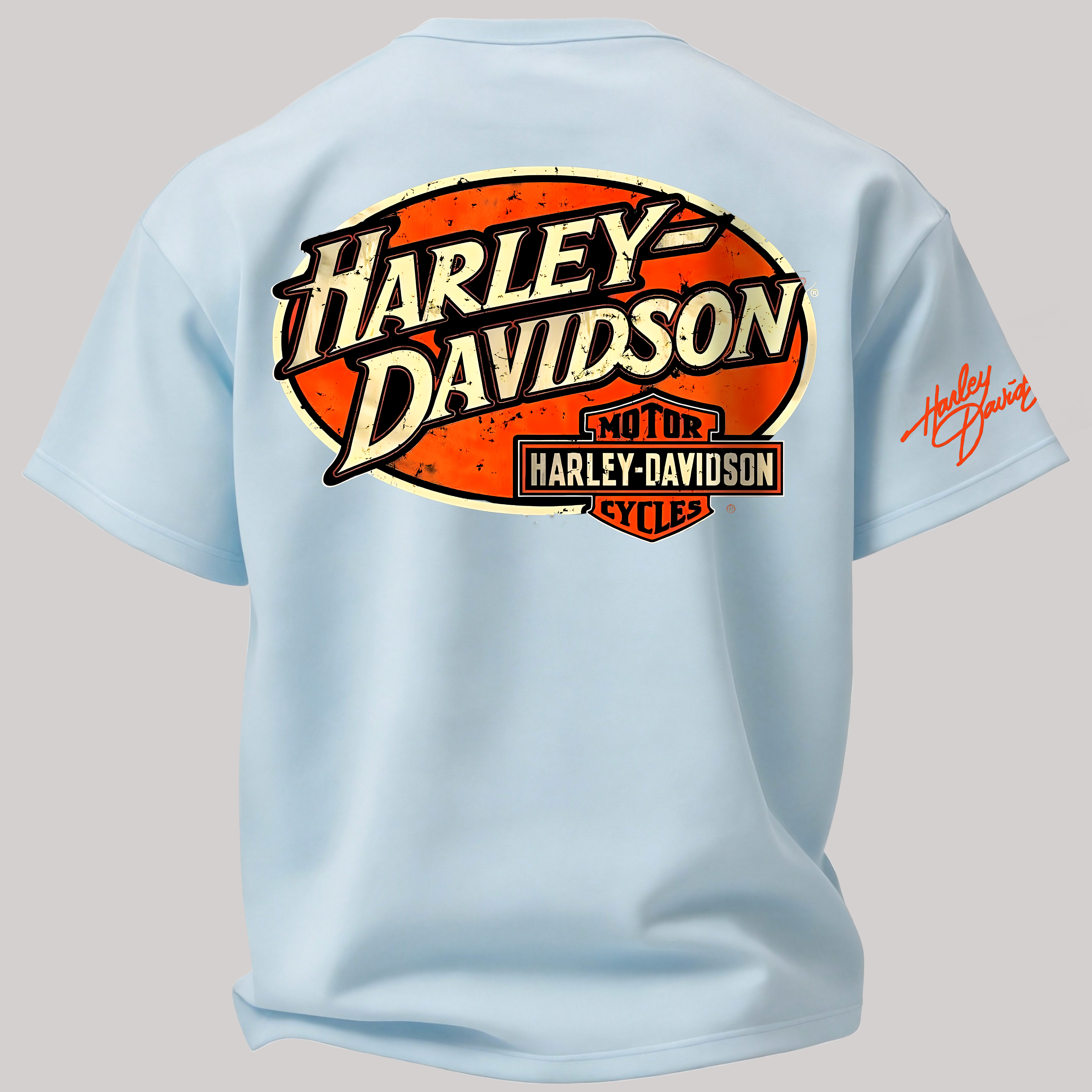  Motorcycles Printed Oversized Unisex T-shirt