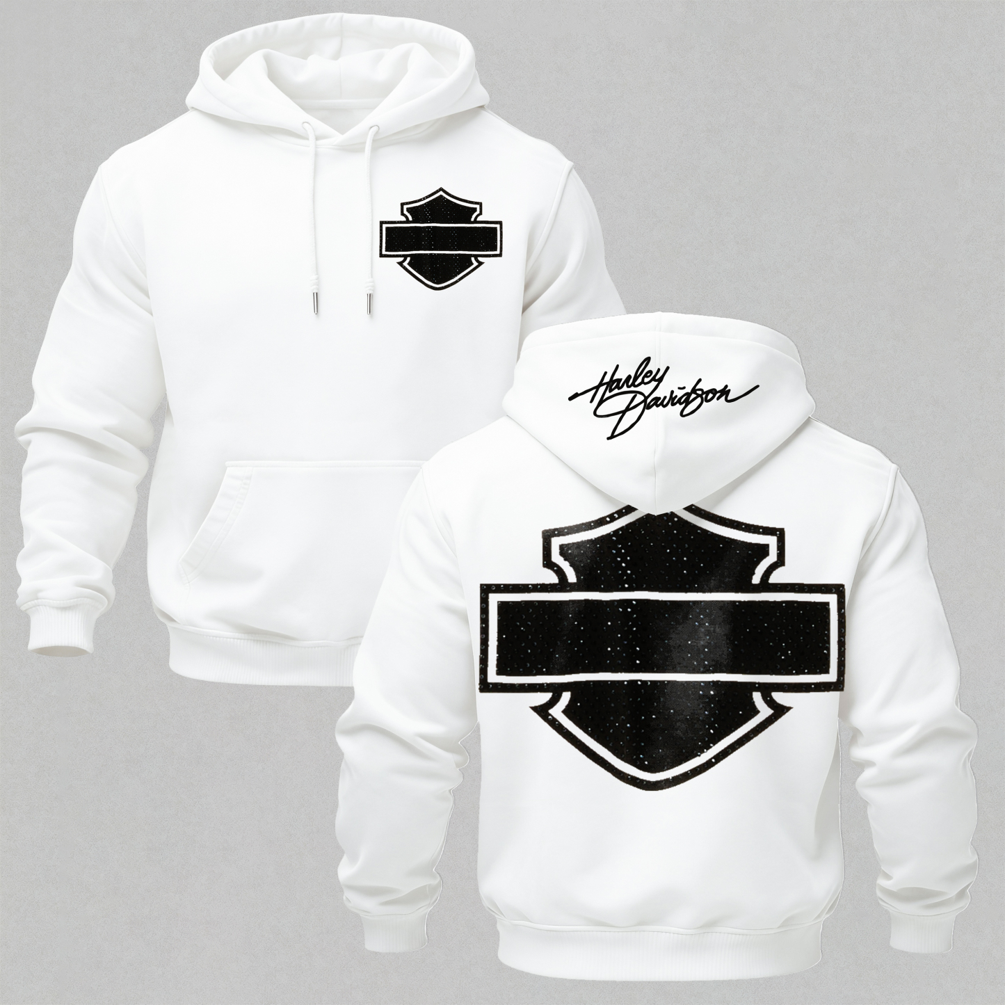 Harley-Davidson Printed Fleece-lined Unisex Hoodie