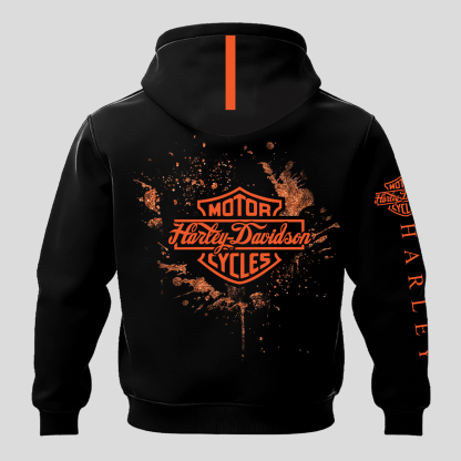  Motorcycles Printed Fleece-lined Unisex Hoodie