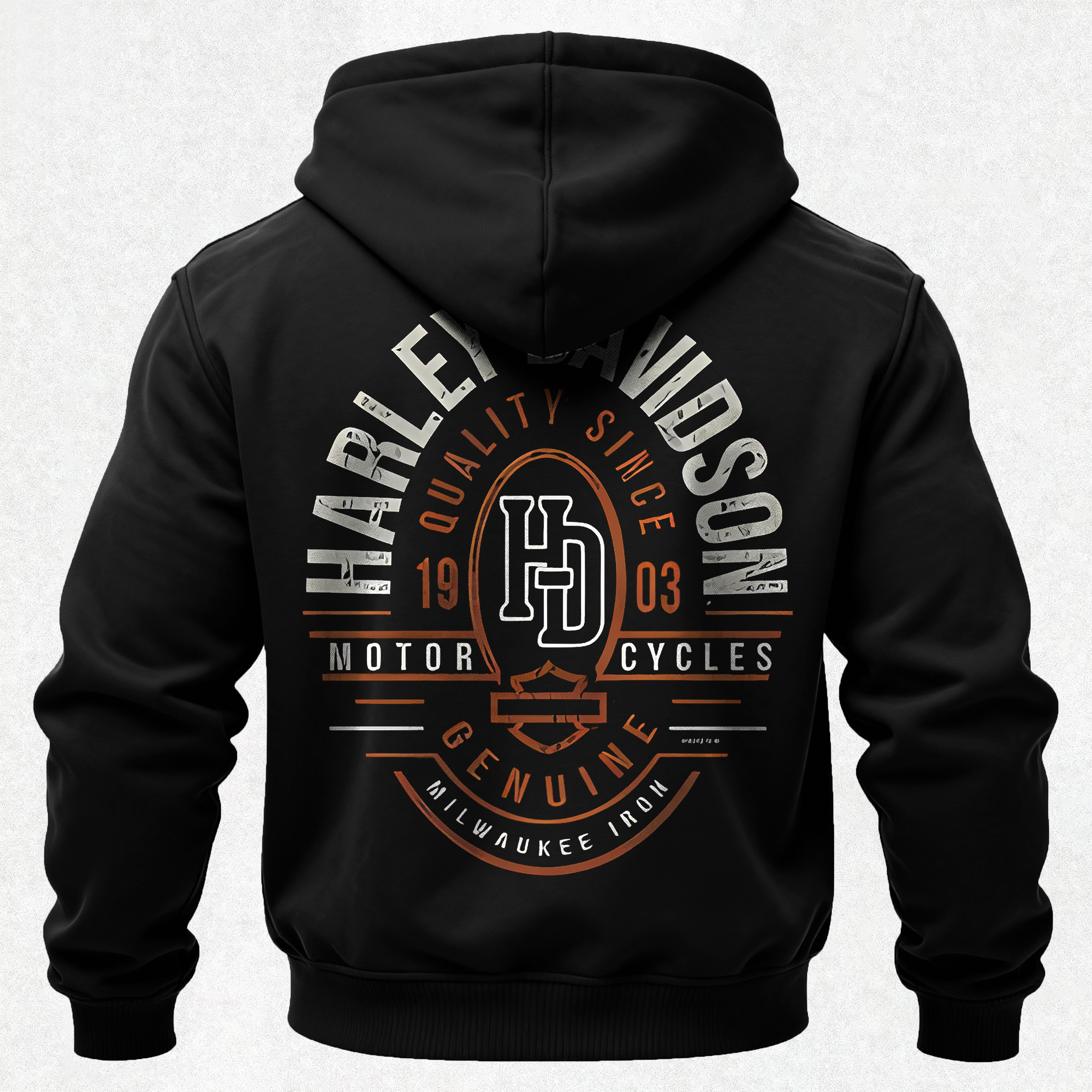  Motorcycles Printed Fleece-lined Unisex Hoodie