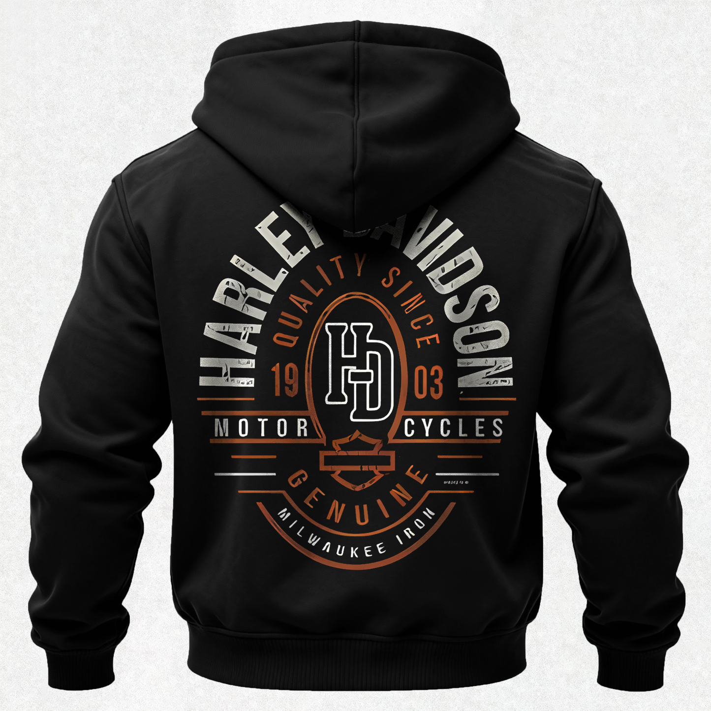  Motorcycles Printed Fleece-lined Unisex Hoodie