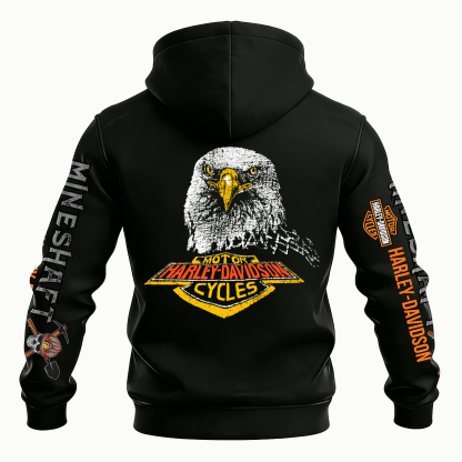 Motorcycles Printed Fleece-lined Unisex Hoodie
