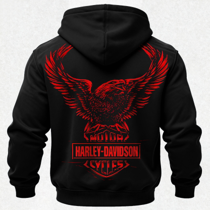  Motorcycles Printed Fleece-lined Unisex Hoodie