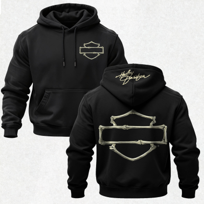  Motorcycles Printed Fleece-lined Unisex Hoodie