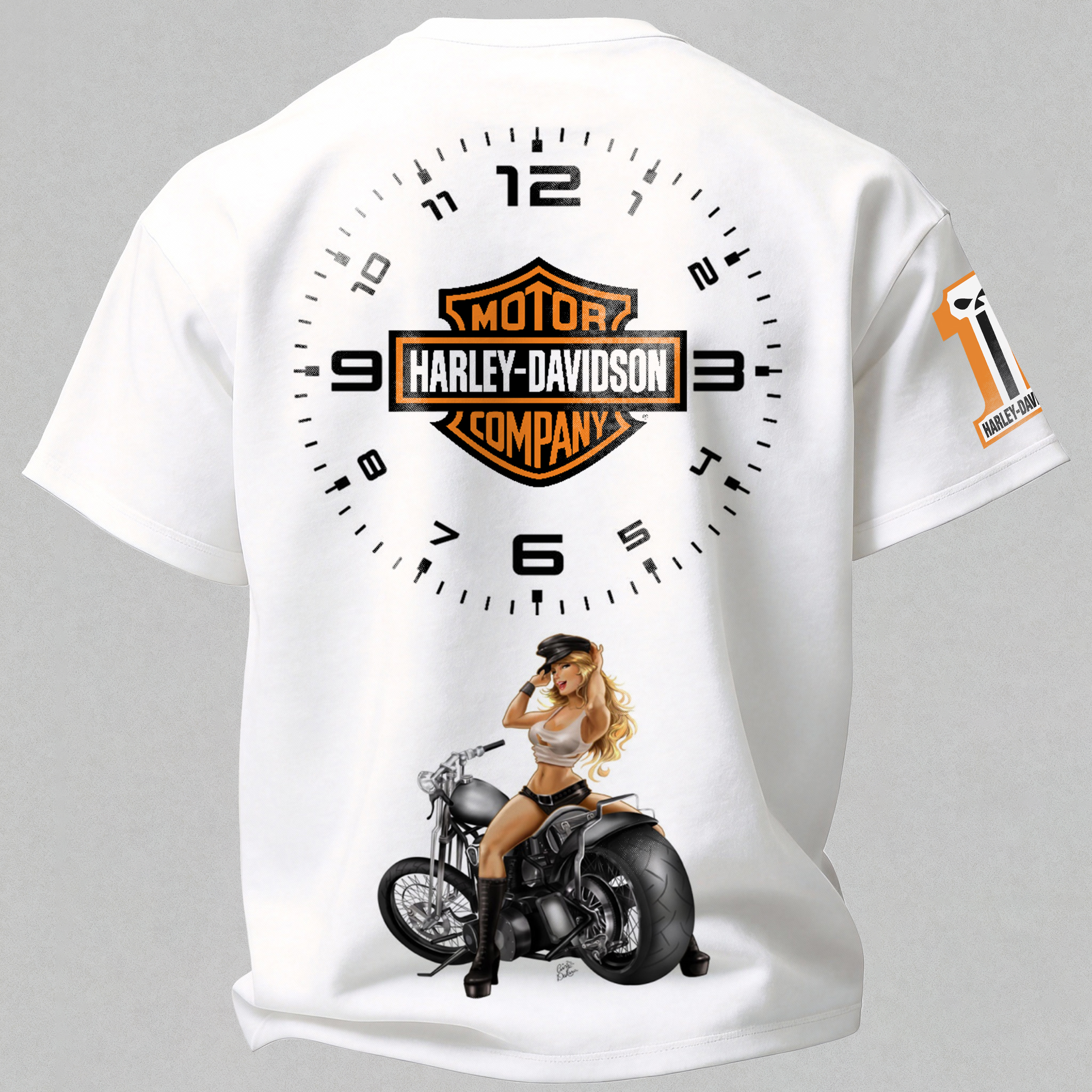  Motorcycles Printed Oversized Unisex T-shirt