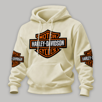  Motorcycles Printed Fleece-lined Unisex Hoodie
