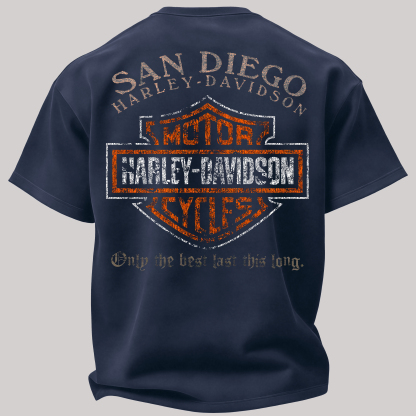  Motorcycles Printed Oversized Unisex T-shirt