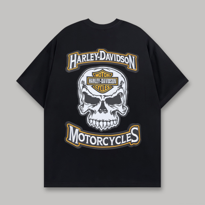  Motorcycles Printed Oversized Unisex T-shirt
