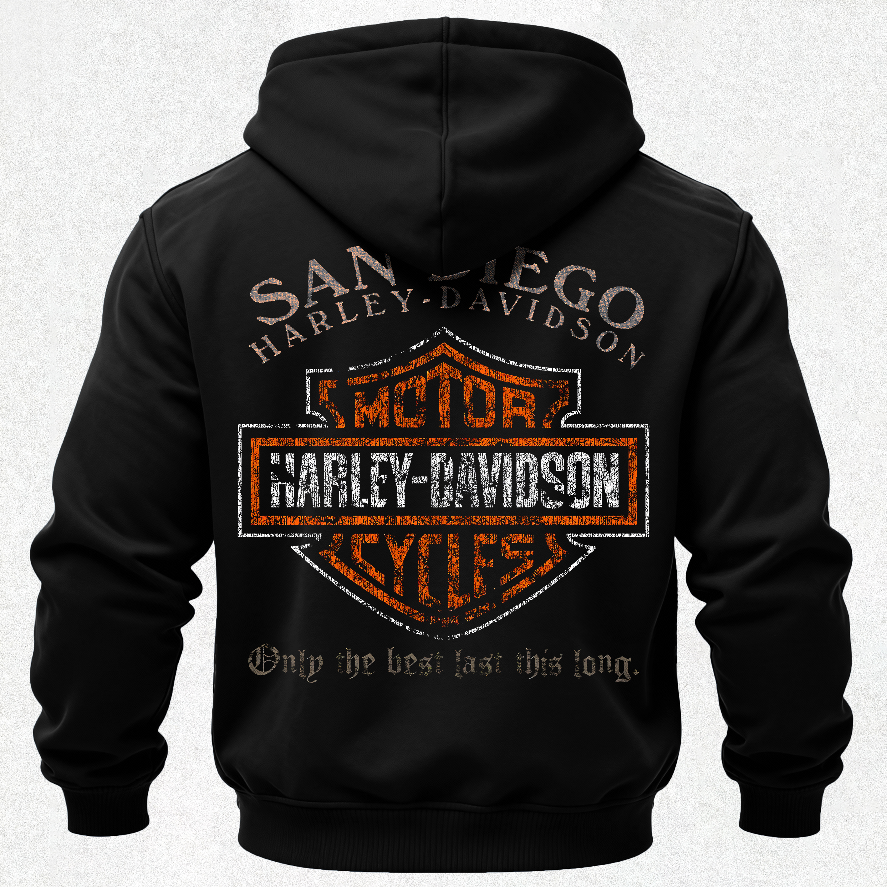  Motorcycles Printed Fleece-lined Unisex Hoodie