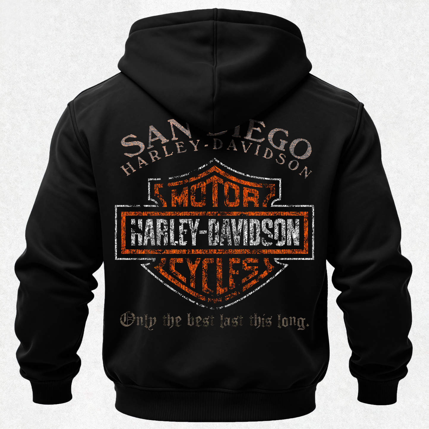  Motorcycles Printed Fleece-lined Unisex Hoodie