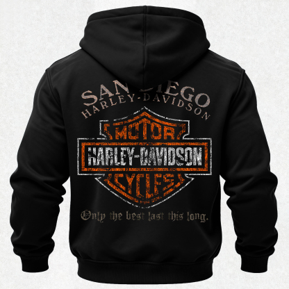  Motorcycles Printed Fleece-lined Unisex Hoodie