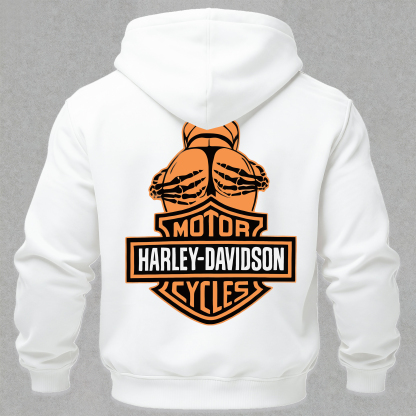  Motorcycles Printed Fleece-lined Unisex Hoodie