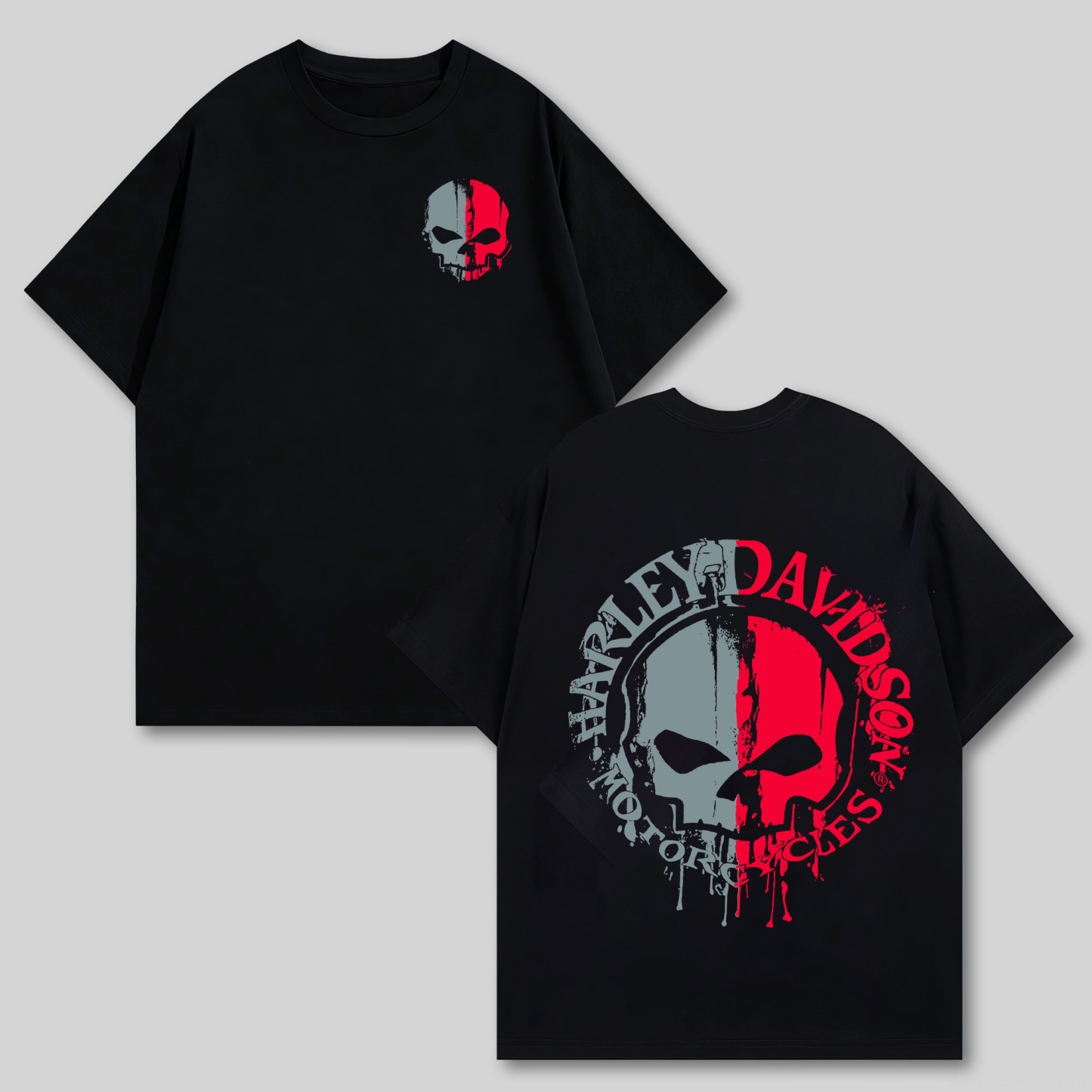  Motorcycles Printed Oversized Unisex T-shirt