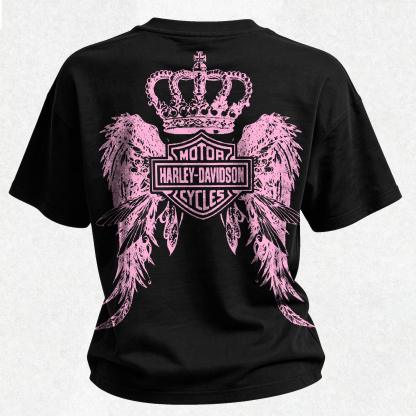  Motorcycles Printed V-Neck Women's T-shirt