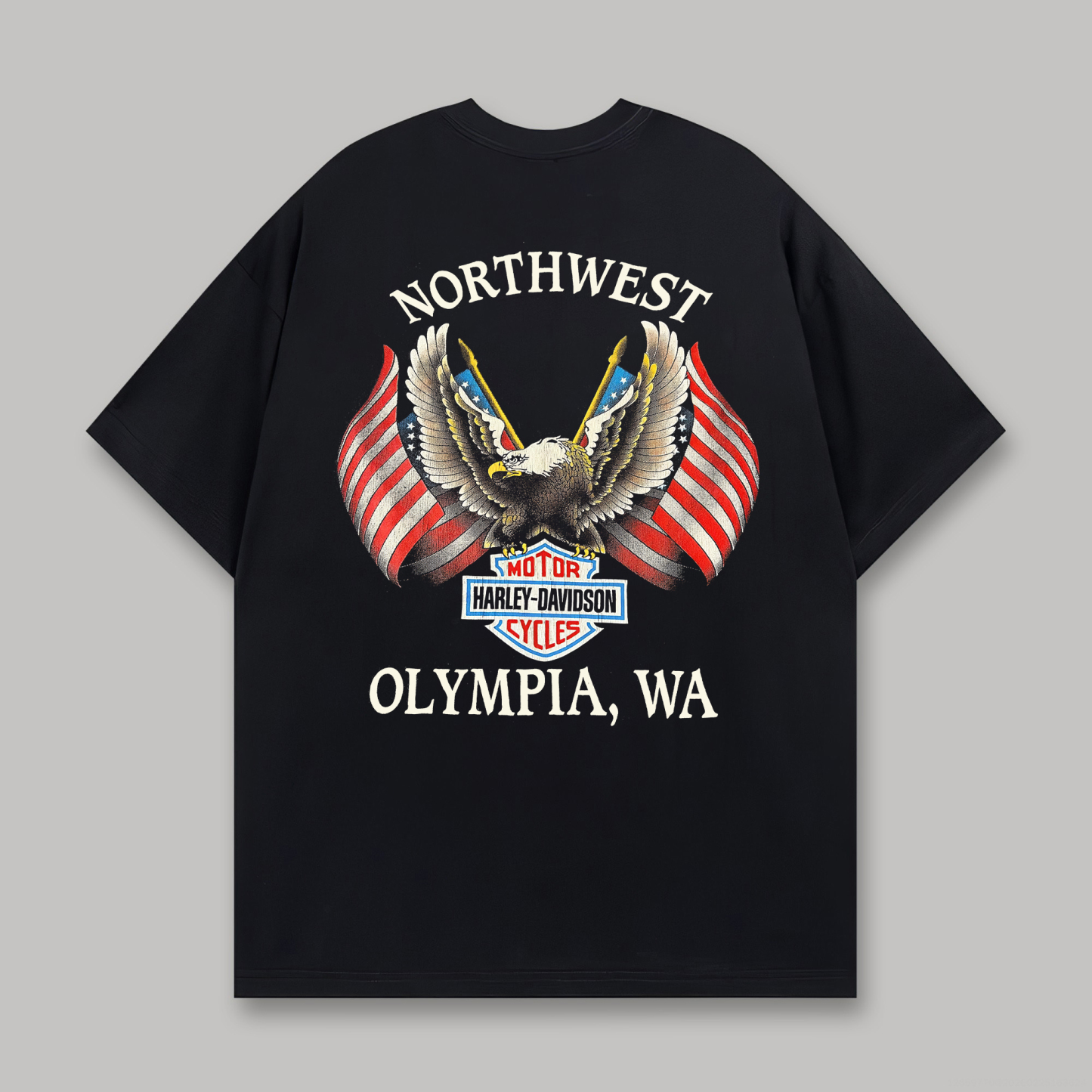 Harley-Davidson Motorcycles Printed Oversized Unisex T-shirt