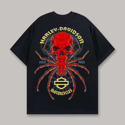  Motorcycles Printed Oversized Unisex T-shirt