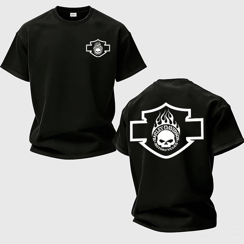  Motorcycles Printed Unisex Oversized T-shirts