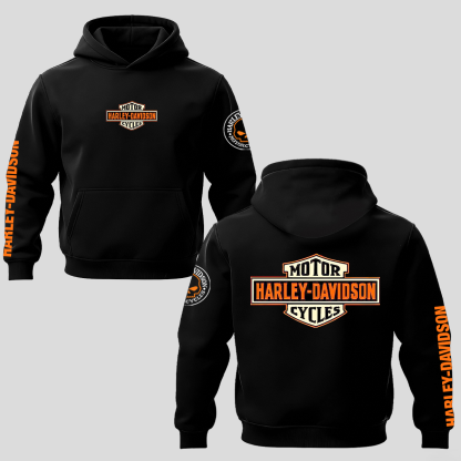  Motorcycles Printed Fleece-lined Unisex Hoodie