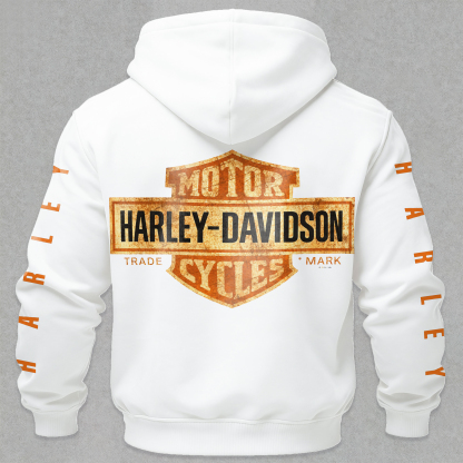  Motorcycles Printed Fleece-lined Unisex Hoodie
