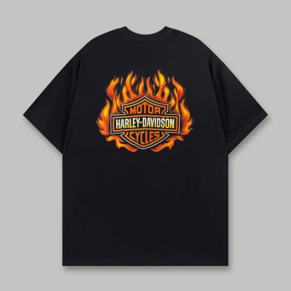  Motorcycles Printed Oversized Unisex T-shirt