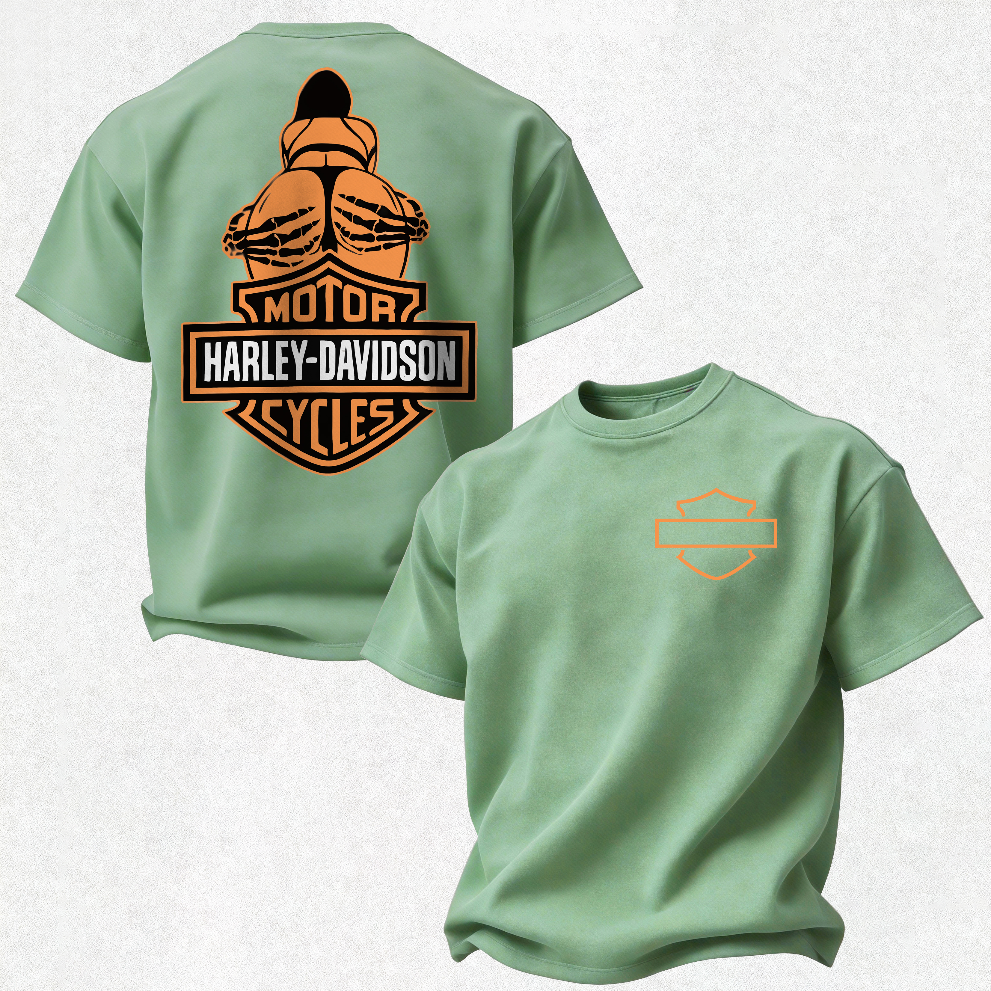  Motorcycles Printed Oversized Unisex T-shirt